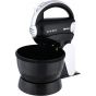Mienta Hand Mixer with Stand, 300 Watt, Black Silver - HM13529A