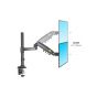 North Bayou Desk Mount, 17-27 inch Monitors, Black - h80