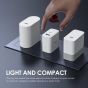 Oraimo PowerGaN Wall Charger, 25 Watt, 2 USB Ports, White - OCW-E100D