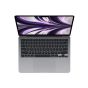 لاب توب ابل ماك بوك اير MLXX3AE/A، شاشة 13.6 بوصة، شريحة ابل M2، هارد 512 جيجا SSD، رام 8 جيجا، وحدة معالجة رسومات M2 بــ 10 نواة، ماك - رمادي
