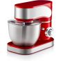 Black Stone Stand Mixer with Attachments, 6.5 Liters, 1600W, Red and Silver - BS610