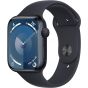 Apple Watch Series 9, 45mm, Midnight Aluminum Case with Midnight Sport Band - With Warranty