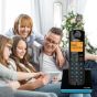 Alcatel Cordless Telephone, Black and Blue - S250