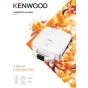 Kenwood 2 in 1 Sandwich Maker, 1300 Watt, White Black - SMP94