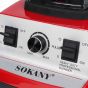 Sokany Blender, 4500 Watt, Black and Red - SK-444