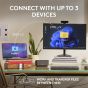 ماوس بلوتوث لوجيتك MX ايني وير 3S، رمادي - 910-006930