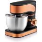 Black Stone Stand Mixer with Attachments, 6.5 Liters, 1600W, Black and Gold - BS610