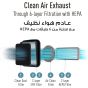 مكنسة كهربائية بدون كيس باناسونيك، 2000 وات، اسود - MC-CL605KE47