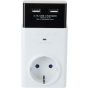 Energizer Wall Charger, 2 USB Ports,1 Socket, White, SPEC1P2UEU2
