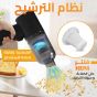 مكنسة بدون كيس للسيارة بملحقاتها، 120 وات، اسود - AS-228 