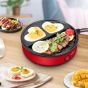 Sokany 3 In1 Electric Grill, 600 Watt, Red - SK-221
