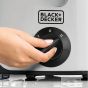 Black + Decker Juice Extractor, 800 Watt, Black and White - JE780-B5