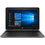 لاب توب اتش بي برو بوك X360 11 G3، انتل سيليرون N4100، هارد SSD سعة 128 جيجا، 4 جيجا رام، شاشة مقاس 11.6 بوصة بدقة HD تعمل باللمس، كارت شاشة انتل UHD 600، ويندوز 10 برو - اسود