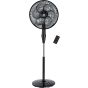 Tefal Anti-mosquito Repellent Stand Fan With Remote Control, 16 Inch, Black - VG4135EE