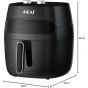 Akai Essential Digital Air Fryer, 5.5 Liters, 1350 Watt, Black - AK-200M-BK