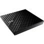 مشغل اقراص DVD اسوس خارجي نحيف، اسود - SDRW-08D2S-U LITE