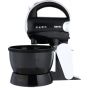Mienta Hand Mixer with Stand, 300 Watt, Black Silver - HM13529A