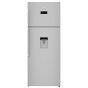 Beko Freestanding Digital Refrigerator, No Frost, 2 Doors, 18 FT, Stainless Steel - RDNE500E12DS