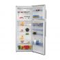Beko Digital Freestanding Refrigerator, No Frost, 2 Doors, 18 FT, Silver - RDNE500E12DS