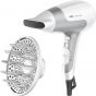 Braun Satin Hair 5 Hair Dryer, 2500 Watt, 3 Temperatures, White and Grey - HD585