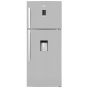 Beko Freestanding Digital Refrigerator, No Frost, 2 Doors, 19 FT, Silver - DN153720DX