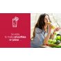 Moulinex Electric Blender With Juice Jar, 600 Watt, White - LM42Q127