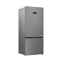 Beko Freestanding Combi Refrigerator, No Frost, 2 Doors, 590 Litres, Inverter Motor, Titanium Inox - RCNE590E35ZXP1