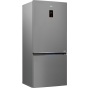 Beko No-Frost  Refrigerator, 620 Liters, Inverter Motor, Stainless Steel- RCNE720E20DZXP