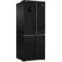 Beko No-Frost Refrigerator, 450 Liters, Inverter, Black - GNE480E20ZBH