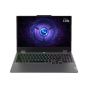Lenovo LOQ 15IAX9 83GS008NED Laptop, Intel Core i5-12450HX, 512GB SSD, 8GB RAM, 15.6 Inch FHD IPS 144Hz Display, Nvidia GeForce RTX 3050 6GB, FreeDOS - Luna Grey with IdeaPad Wired RGB Gaming Mouse, Black - M100