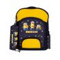 Gharibo Bags School Backpack With Pencil Case For Boys, Minions Pattern - Navy and Yellow