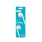 Celebrat Wired In Ear Earphones with Built-in Microphone, White - G12