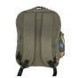 Gharibo Bags School Backpack With Pencil Case For Kids, Dinosaur Pattern - Olive
