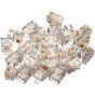 Rj11 Connectors (25 Pieces) - Clear