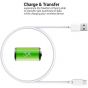 USB Type C Cable, High Speed [USB C to USB A Standard] 3.0 Rapid Data, Charging Power Cable - White