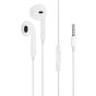 In-Ear Wired  Earphones, White- Ka-524