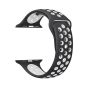 Silicone Sport Band for Apple Watch, 38mm- Black and White