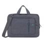 Rivacase Alpendorf Canvas Laptop Bag, 14 Inch, Grey- 7520
