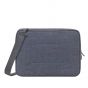 Rivacase Alpendorf Canvas Laptop Bag, 14 Inch, Grey- 7520