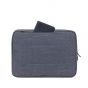Rivacase Alpendorf Canvas Laptop Bag, 14 Inch, Grey- 7520