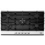 Hans Gas Built-in Hob, 90cm, 5 Burners, Black - 9210-19