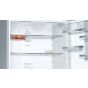Bosch Freestanding No Frost Refrigerator with Bottom freezer, 631 Liters, Silver - KGN86CI3E8
