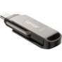 Lexar JumpDrive D400 USB-C and USB 3.1 Flash Drive, 64GB - Grey