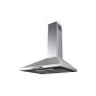 Turboline Air Line Plus Built-In Hood with Chimney, 60 CM, Silver - Air-L-XA60