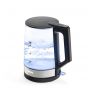 Tank Glass Electric Kettle, 1.7 Liters, 1850 Watt, Transparent and Black - KG-2318