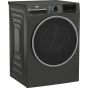 Beko Front Load Inverter Washing Machine with Dryer, 8KG, Manhattan Grey - BWD08520MCI