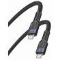 Yesido USB-C Charging Cable, 120 cm, Black - CA108