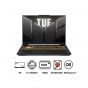 Asus TUF Gaming F16 Notebook FX607VU-RL007W, Intel Core i7-13620H, 512GB SSD, 16GB RAM, 16 Inch FHD Plus IPS 144Hz Display, NVIDIA GeForce RTX 4050 6GB, Windows 11 - Mecha Gray