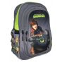 Gharibo Bags School Backpack For Boys, How to Train your Dragon Pattern - Grey