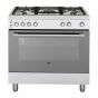 Beko Freestanding Gas Cooker, 5 Burners, Stainless Steel, 90 cm - GG 15121 FDX PR